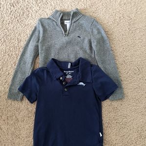 Toddler Boy Tommy Bahama Polo & 1/4 zip